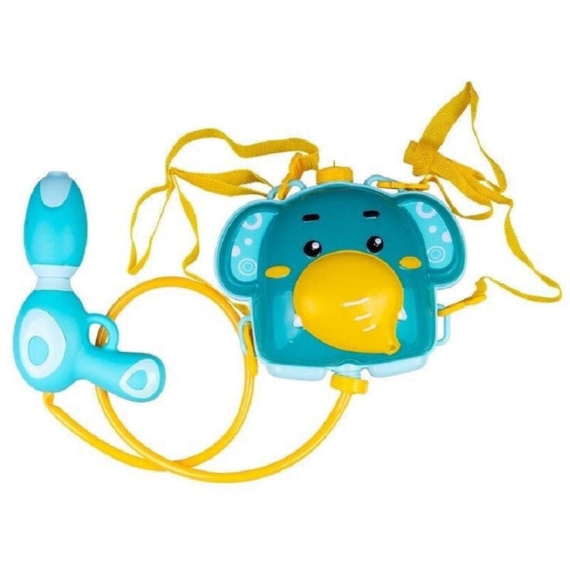 foto del prodotto trade shop traesio zaino con pistola ad acqua elefante per estate piscina spiaggia giochi bambini 