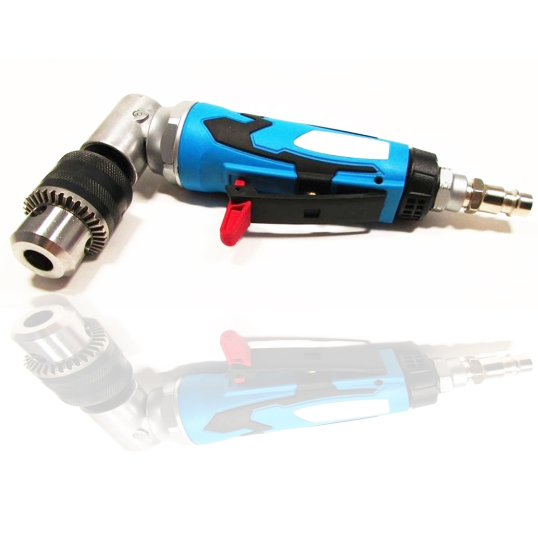 foto del prodotto trade shop - trapano angolare pneumatico ad aria 3/8 minidrill mandrino cremagliera 10 mm pro -
