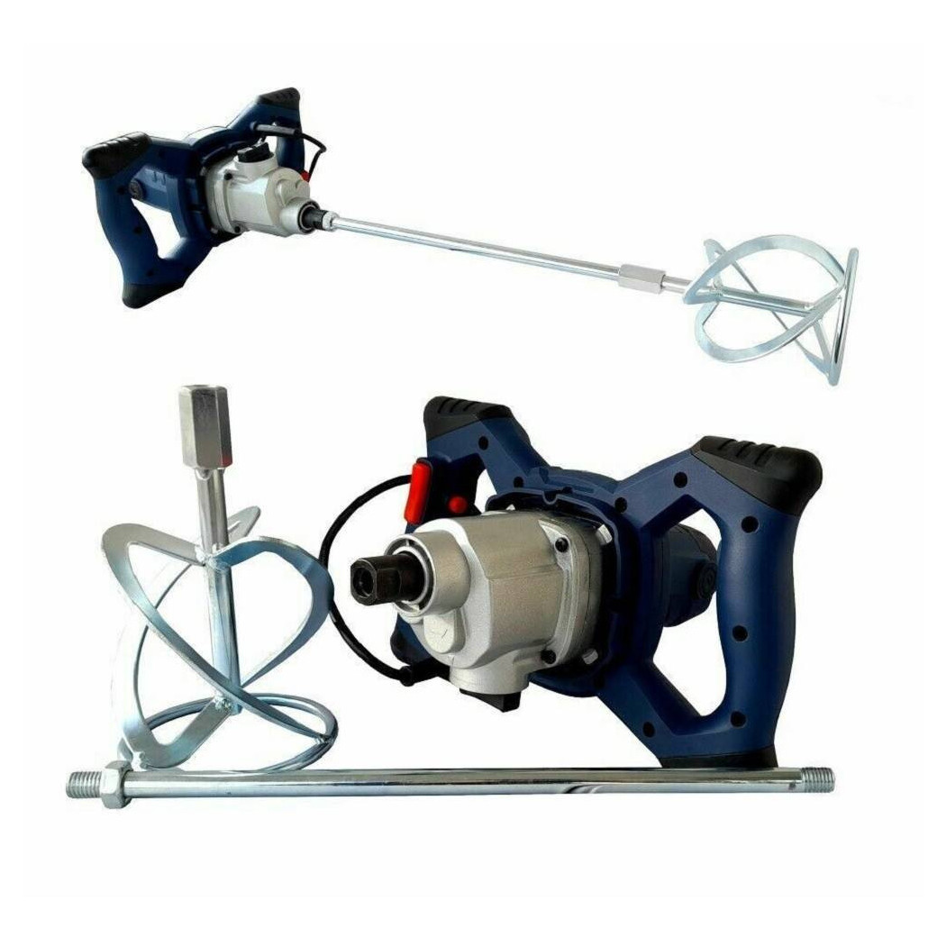 immagine 0 del prodotto trade shop trapano miscelatore mescolatore con frusta per colla e malta 1300w rehm 130c 