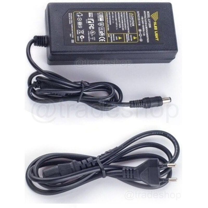 foto del prodotto trade shop trasformatore cavo adattatore 12v 5a vde ac adattatore ac dc per 5050 3528 led 
