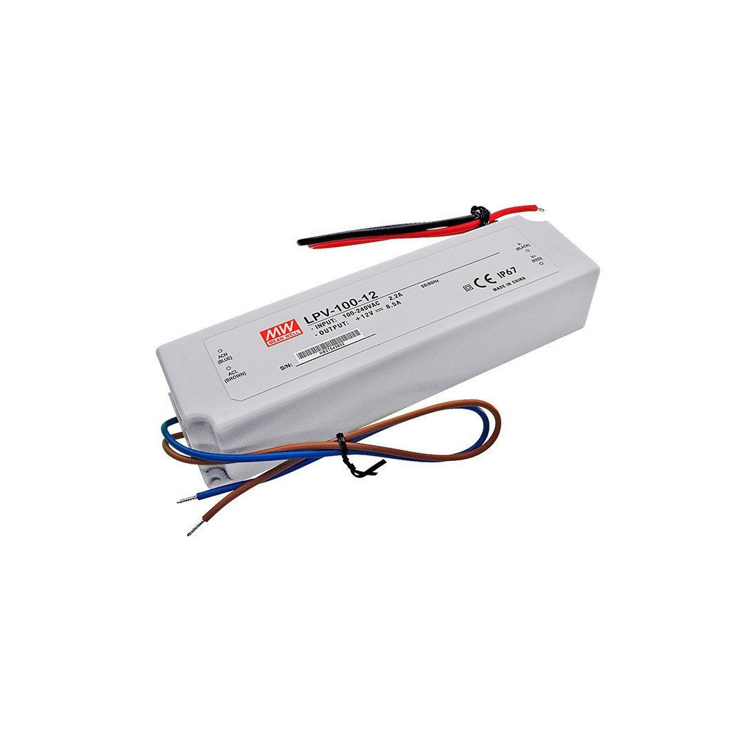 foto del prodotto trade shop - trasformatore driver alimentatore per strisce strip led faretti 100 w watt -