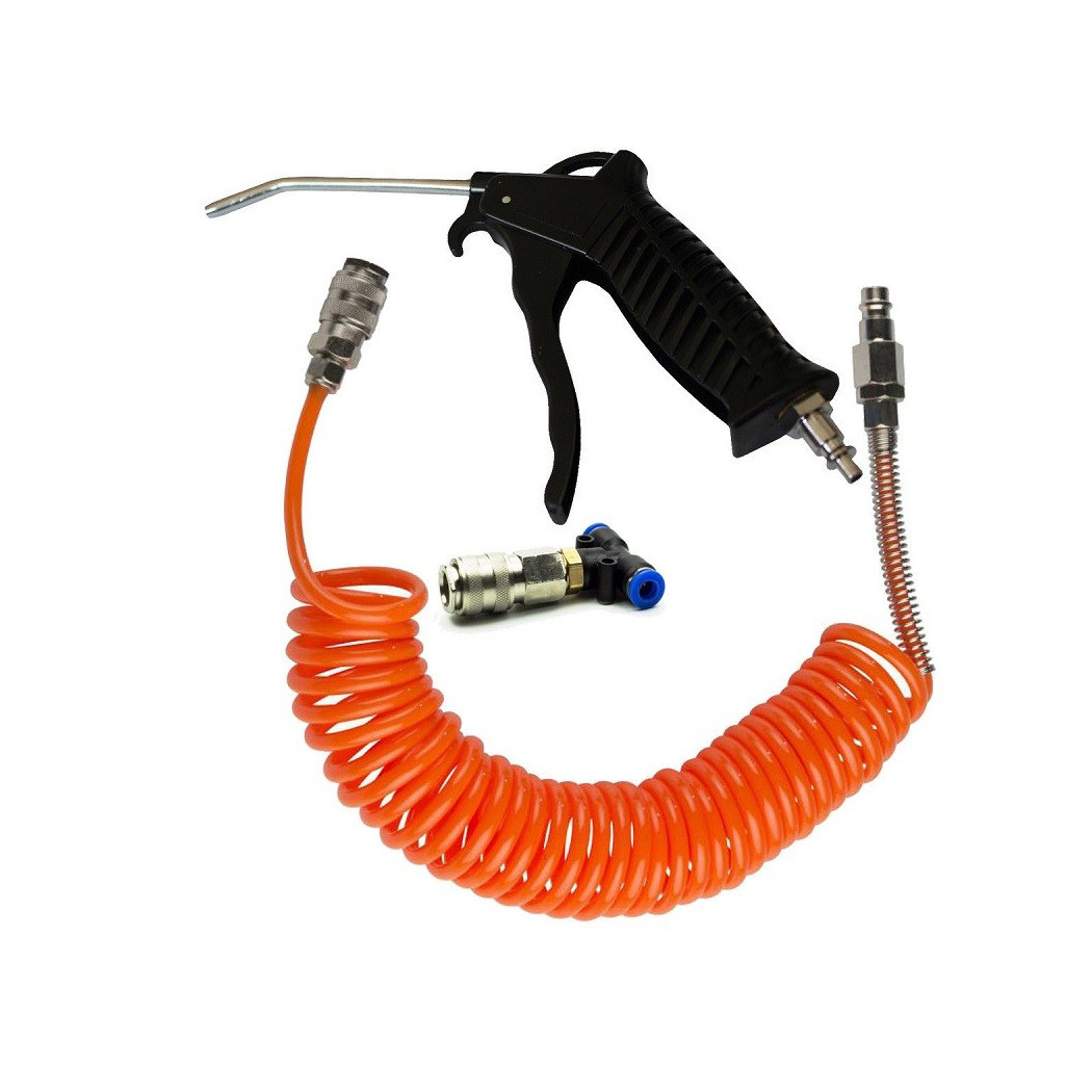 foto del prodotto trade shop tubo aria compressa flessibile per compressore 5mt pistola soffiaggio 