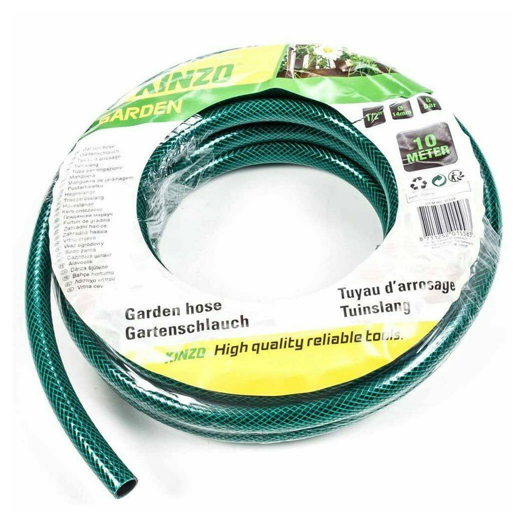 foto del prodotto trade shop tubo da giardino in pvc 1 2 14mm 10mt pompa acqua irrigazione terrazzo verde 