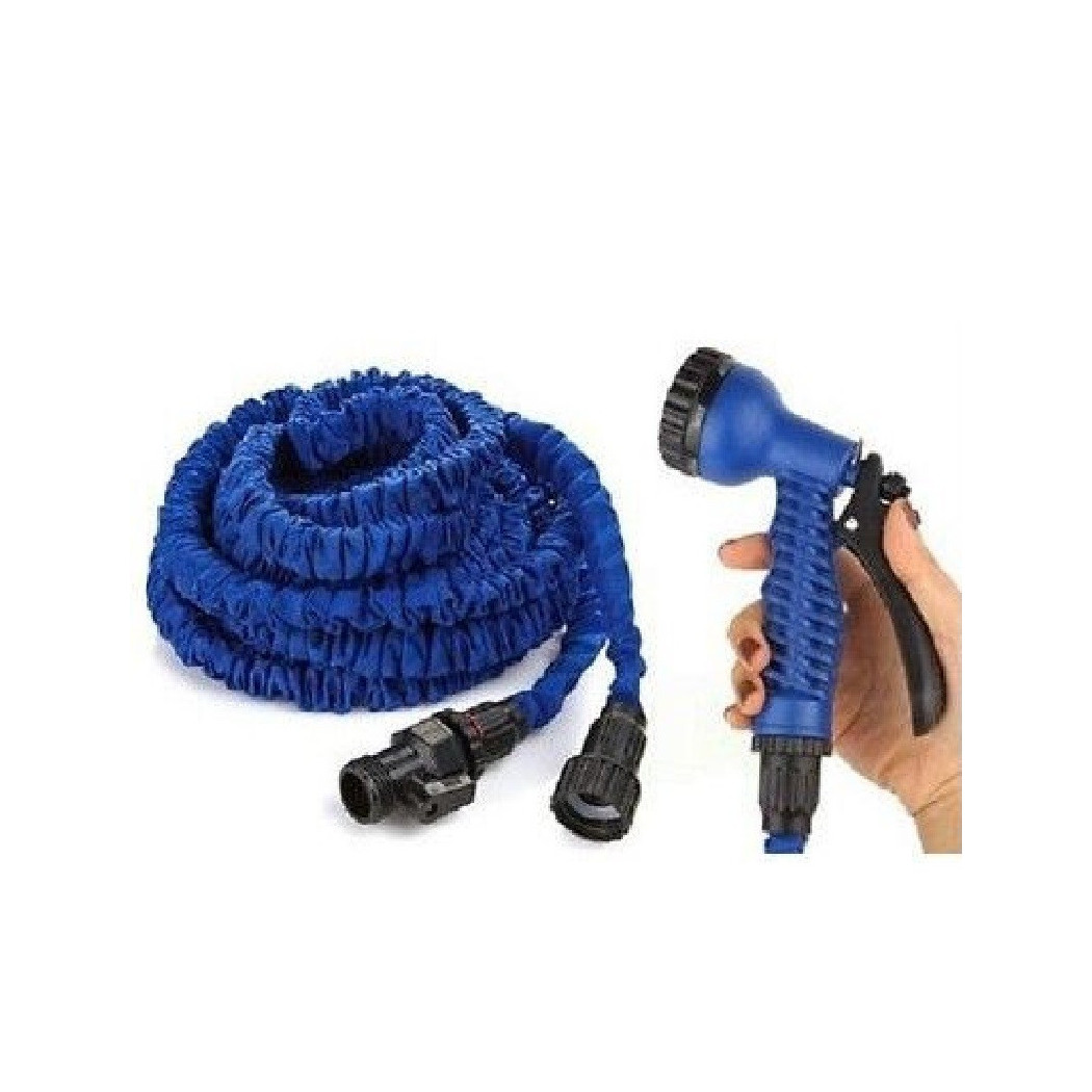 foto del prodotto trade shop tubo espandibile annaffiatore da giardino pistola pompa flessibile magico metri 60 mt 