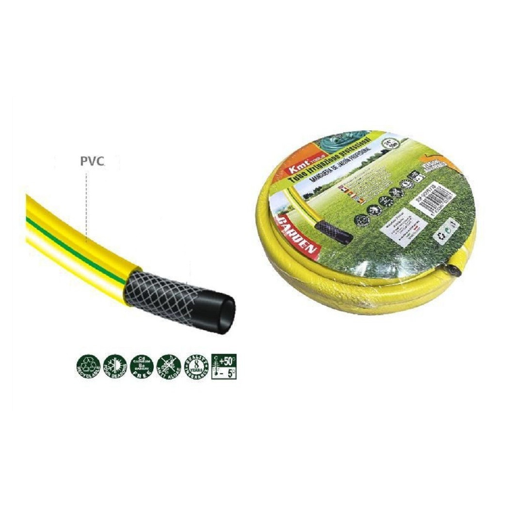 foto del prodotto trade shop tubo irrigazione retinato professionale 3 4 quot 10mt flessibile da giardino 9009798 