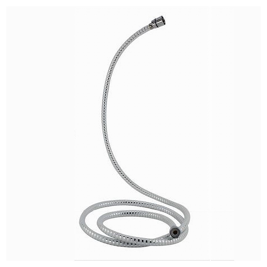 foto del prodotto trade shop tubo laccio flessibile doccia biflex cromo bianco universale lunghezza 2mt 69226 