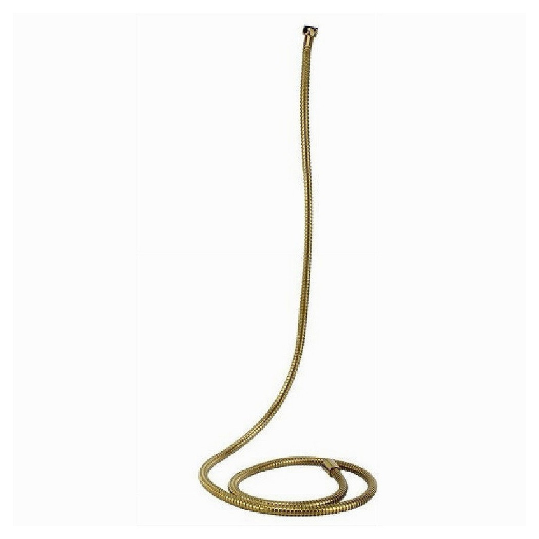 foto del prodotto trade shop tubo laccio flessibile doccia doccetta vasca bagno 2 mt universale 59536 dorato 