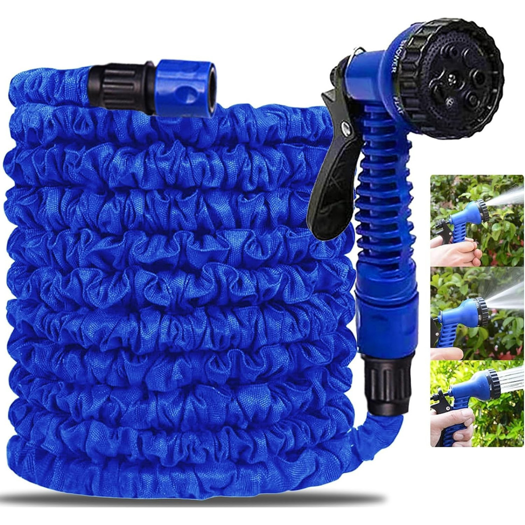 foto del prodotto trade shop tubo magico da giardino 15 metri allungabile estensibile magic hose vari colori 