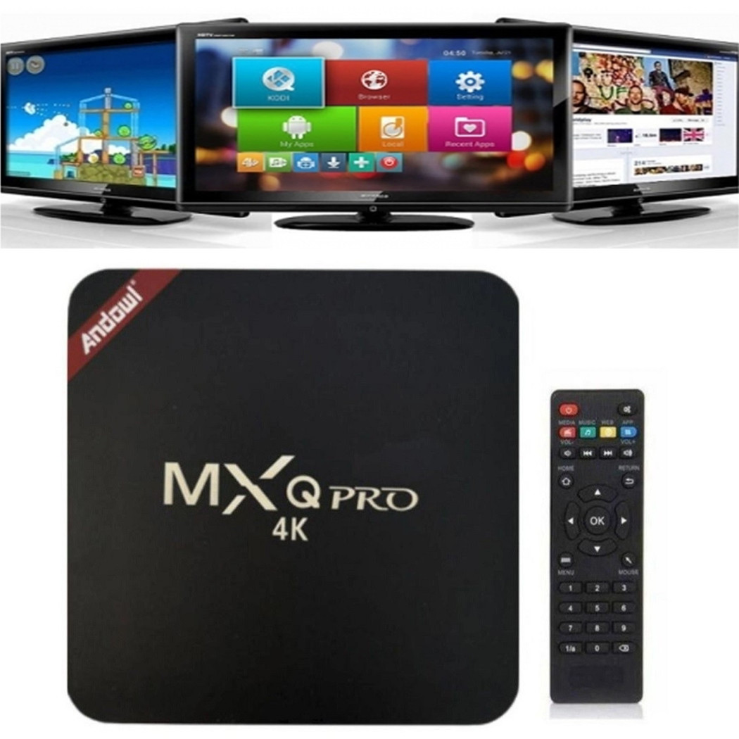 foto del prodotto trade shop tv box q a106 mxq pro 4k ultra hd sistema operativo android 10.0 2gb ram 16gb 