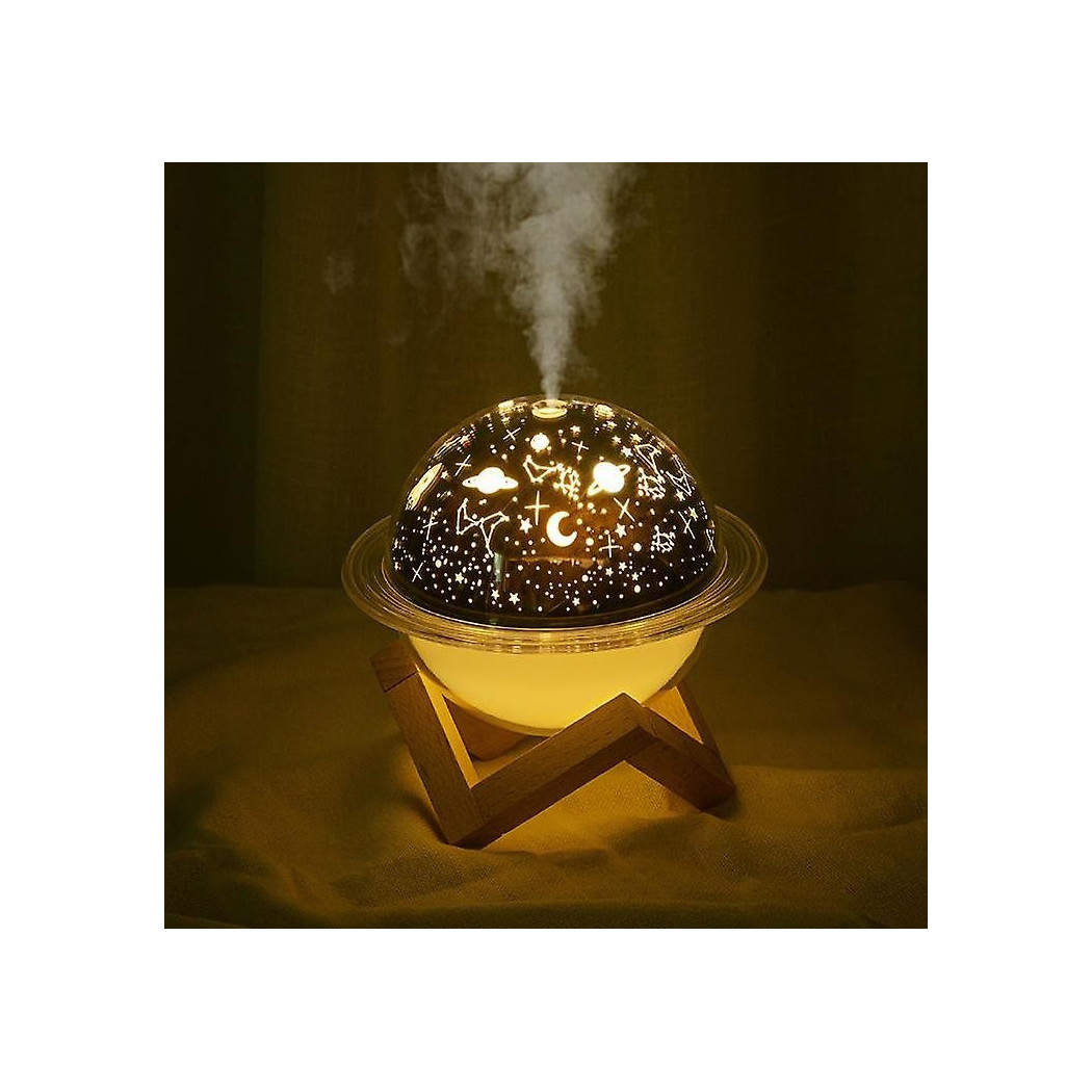 foto del prodotto trade shop umidificatore ultrasuoni lampada luna luce led aromaterapia diffusore proiettore 
