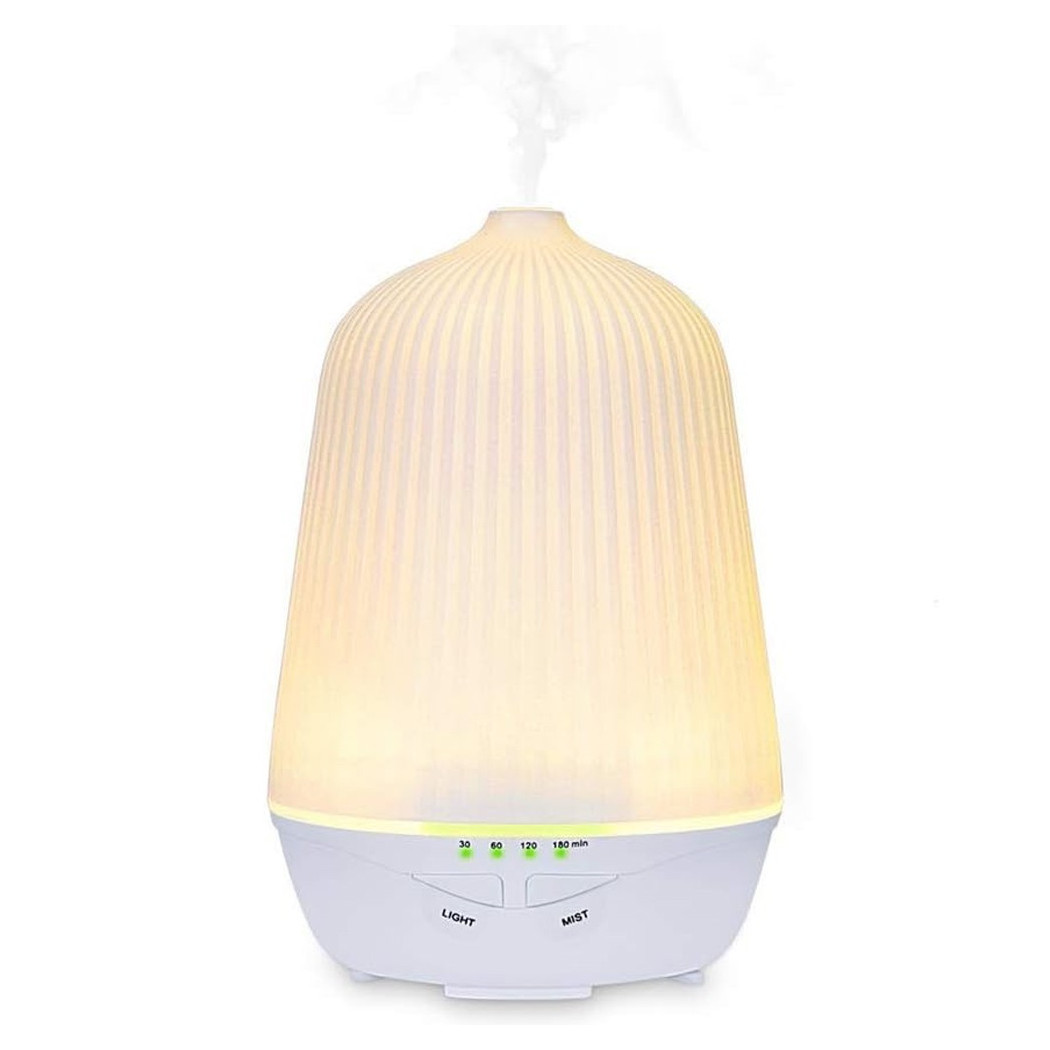 foto del prodotto trade shop umidificatore usb lampada bianco calda a750 100ml aromaterapia 