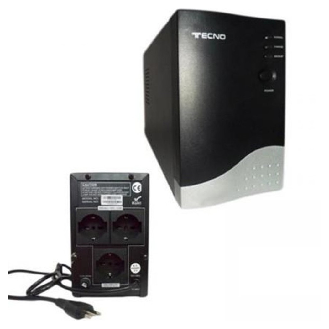 foto del prodotto trade shop ups 650va gruppo di continuita tecno 600w per pc 2 ingressi schuko 