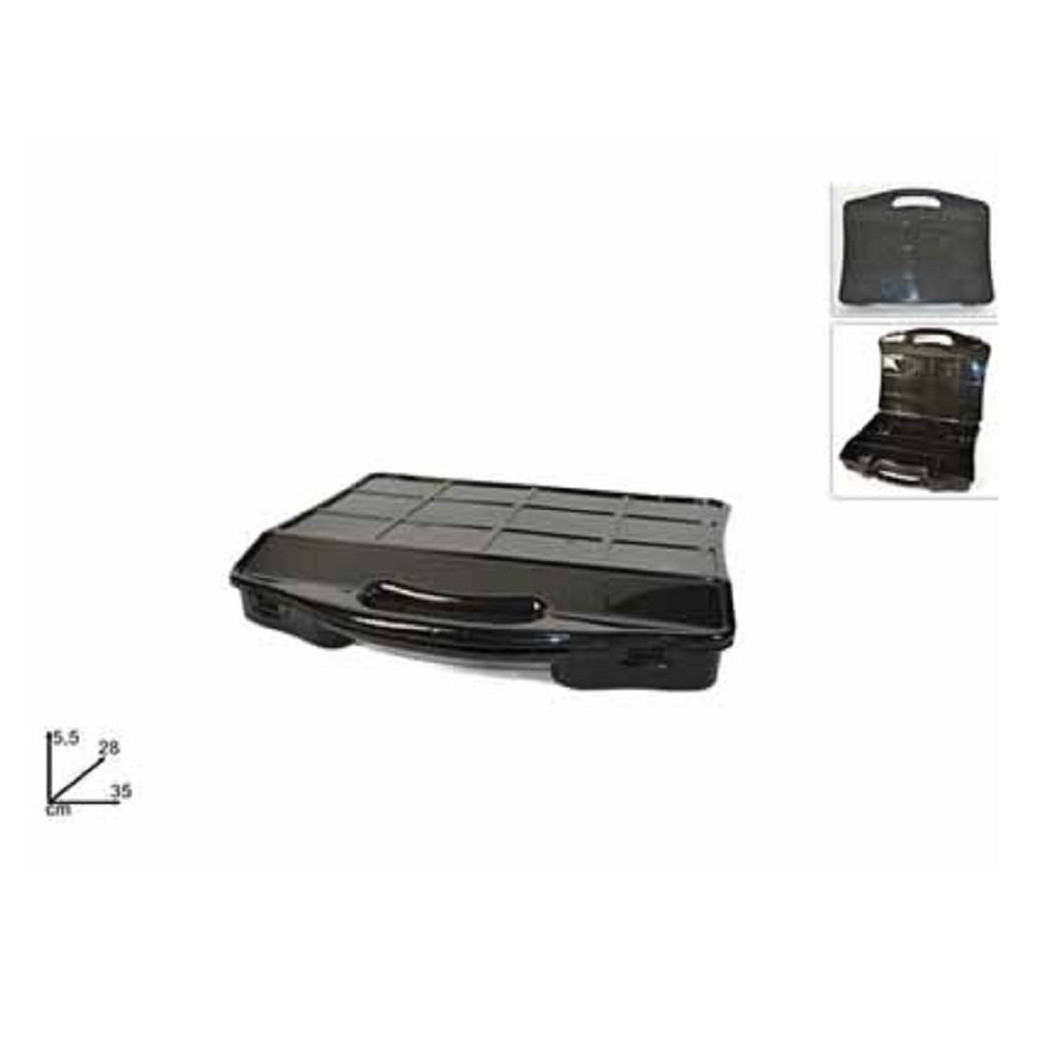 foto del prodotto trade shop valigetta portaminuterie 10 scomparti in plastica multiuso organizer attrezzi 