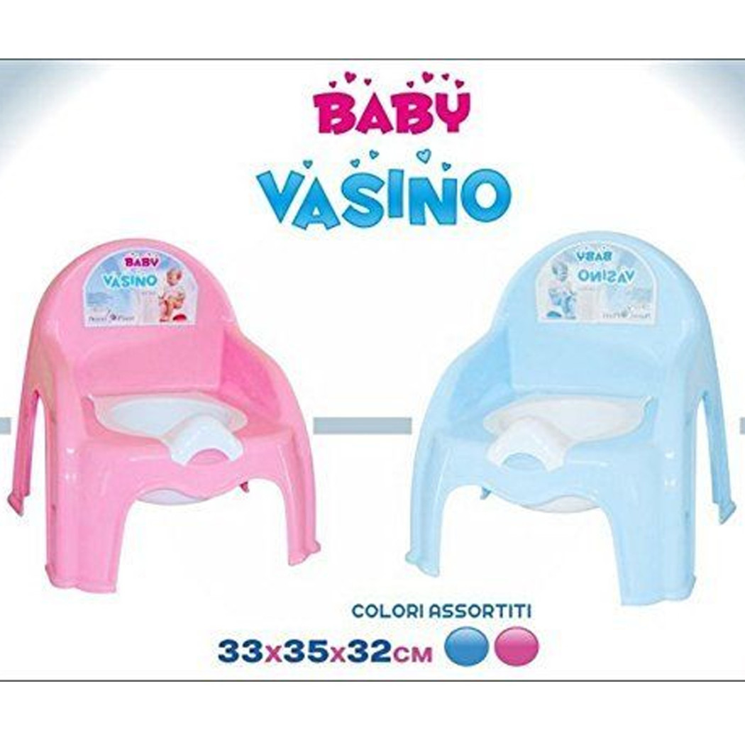 foto del prodotto trade shop vasino poltroncina sediolina confort bambini bimbi bisogni plastica colorato 