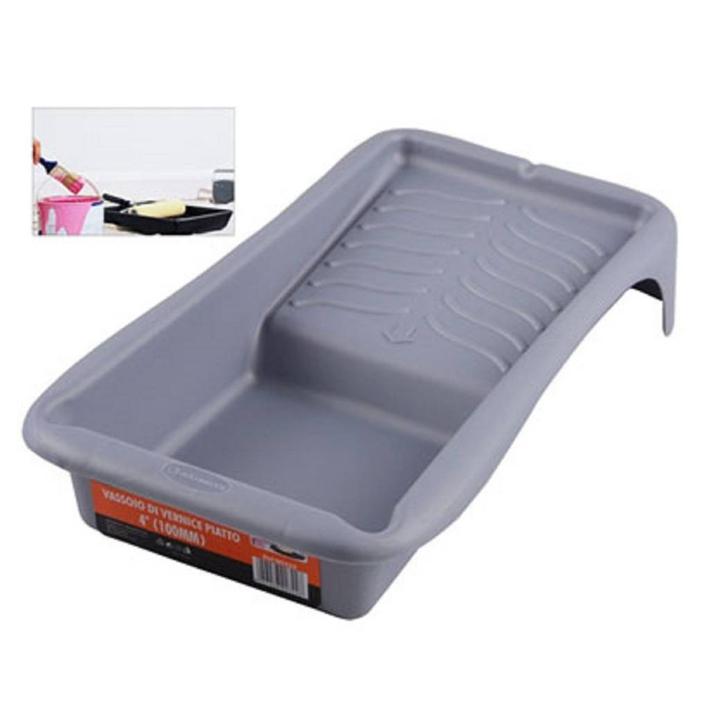 foto del prodotto trade shop vassoio per rullo per pittura vaschetta per vernice pitturare abs 35x17 cm 90322 