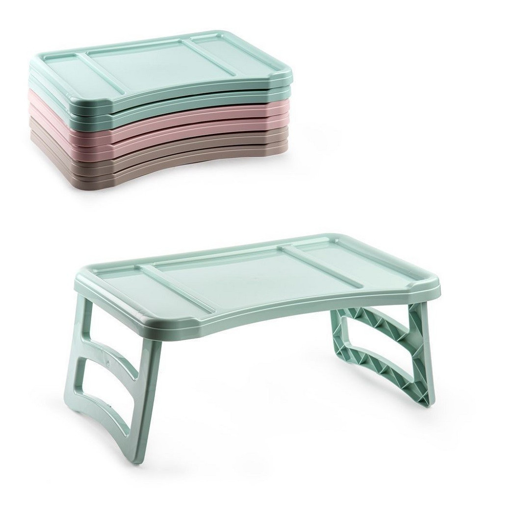 foto del prodotto trade shop vassoio tavolo tavolino da letto pieghevole divano in plastica colorata 119211a 