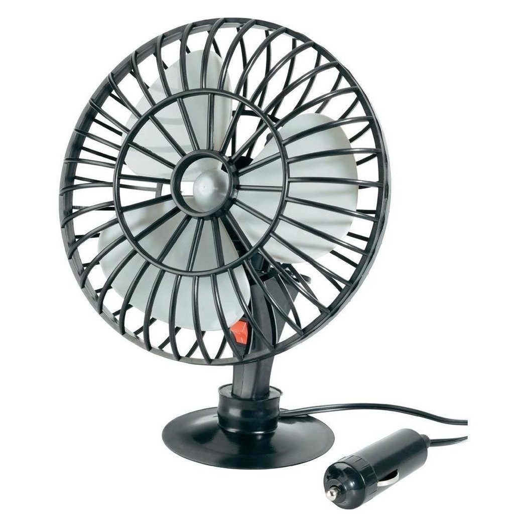 foto del prodotto trade shop ventilatore areatore climatizzatore oscillante a ventosa vento aria auto 12v 