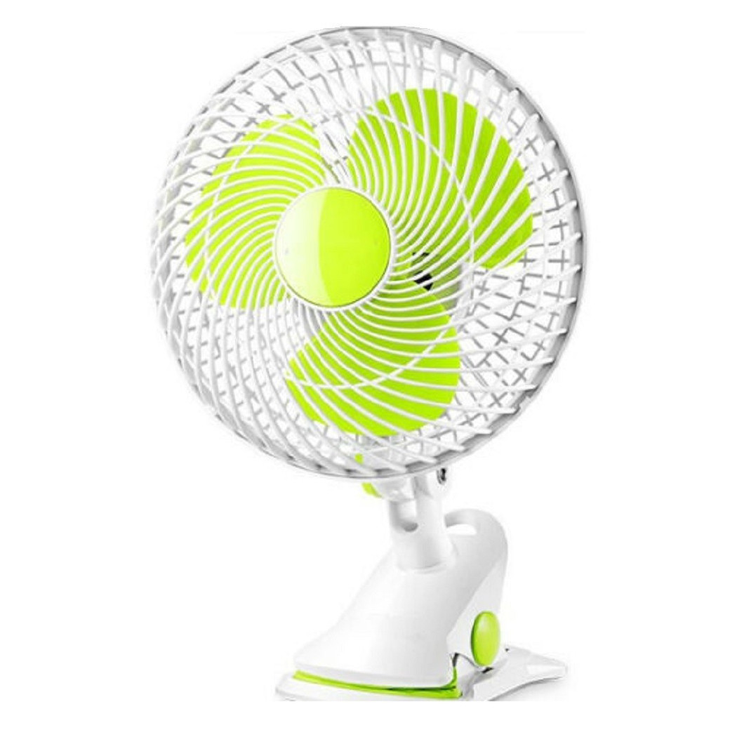 foto del prodotto trade shop ventilatore da tavolo a clip 3 ventole silenzioso 180mm estate ufficio casa 