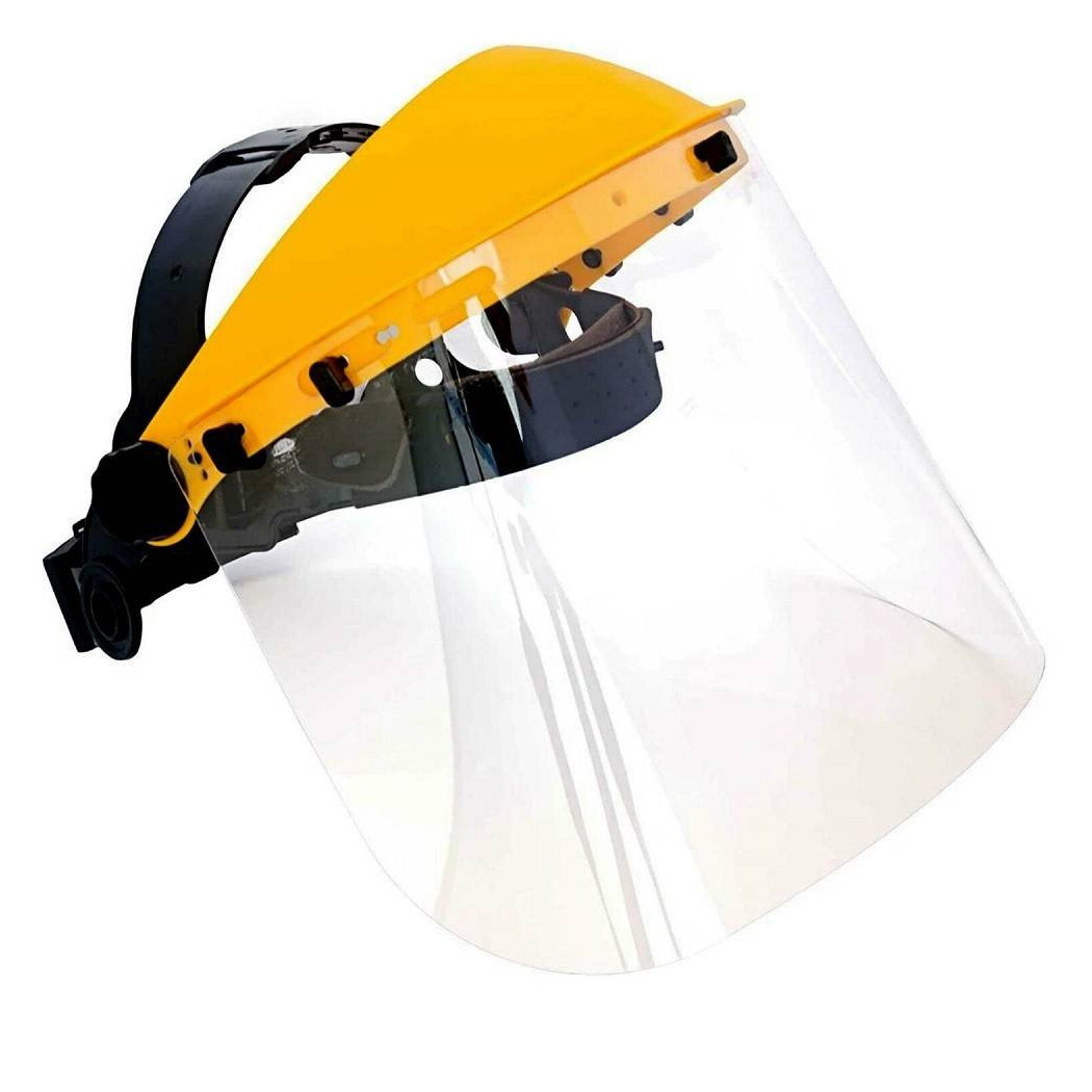 foto del prodotto trade shop visiera decespugliatore professionale protettiva regolabile policarbonato 455310 