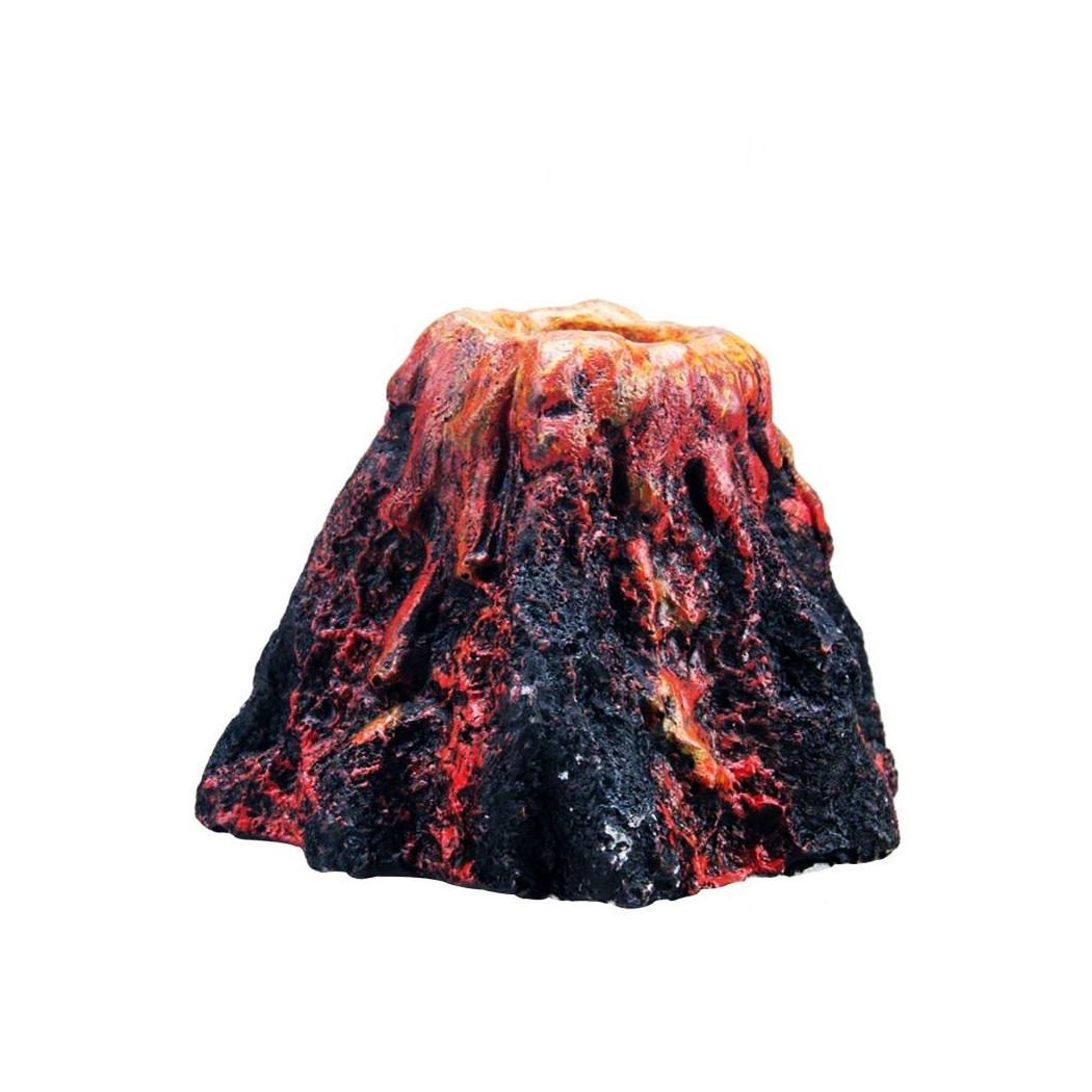 foto del prodotto trade shop vulcano sottomarino ornamento per acquario senza tubicino pietra per bolle 