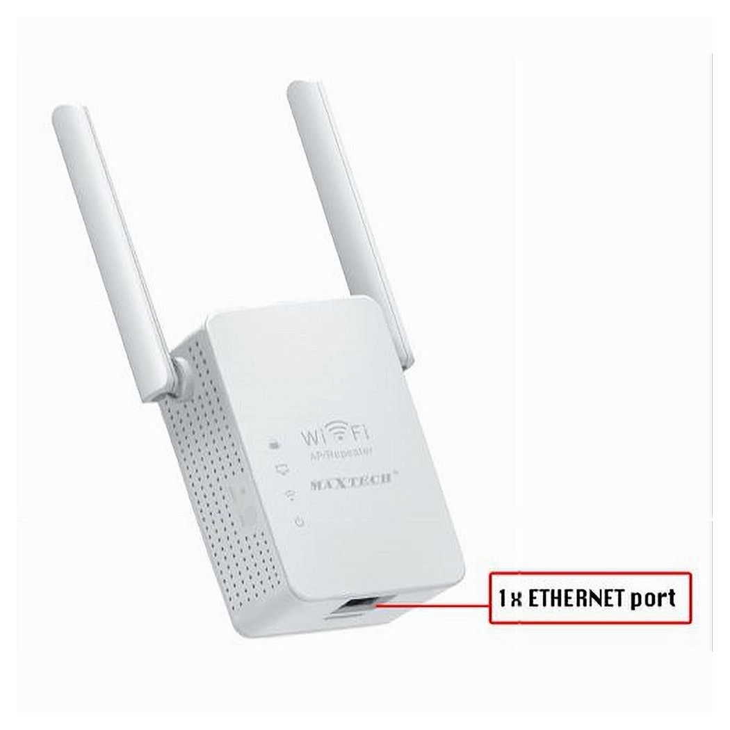 foto del prodotto trade shop wifi range extender lv wr13 ripetitore amplificatore di segnale 300 mbps maxtech 