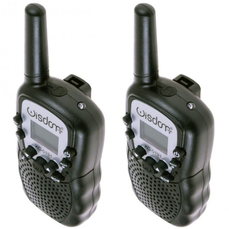 foto del prodotto trade shop wisdom walkie talkie coppia ricetrasmettitori wisdom portata fino a 3 km 400 470mhz 