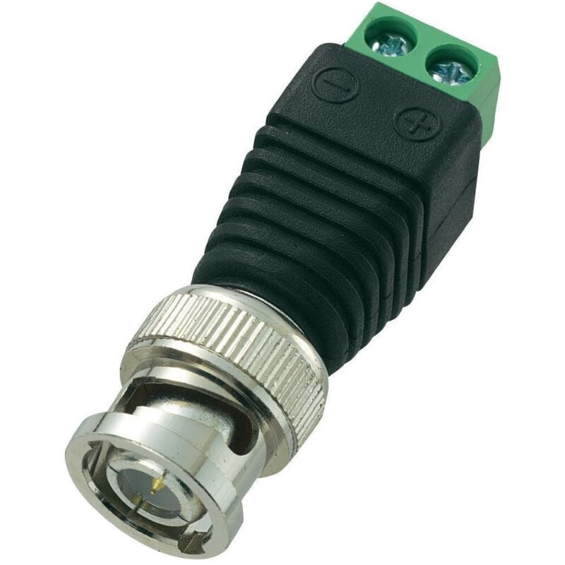 foto del prodotto traesio 4x connettori adattatori 12v balun bnc jack rca per dvr sorveglianza telecamere 4x bnc video femmina trade shop