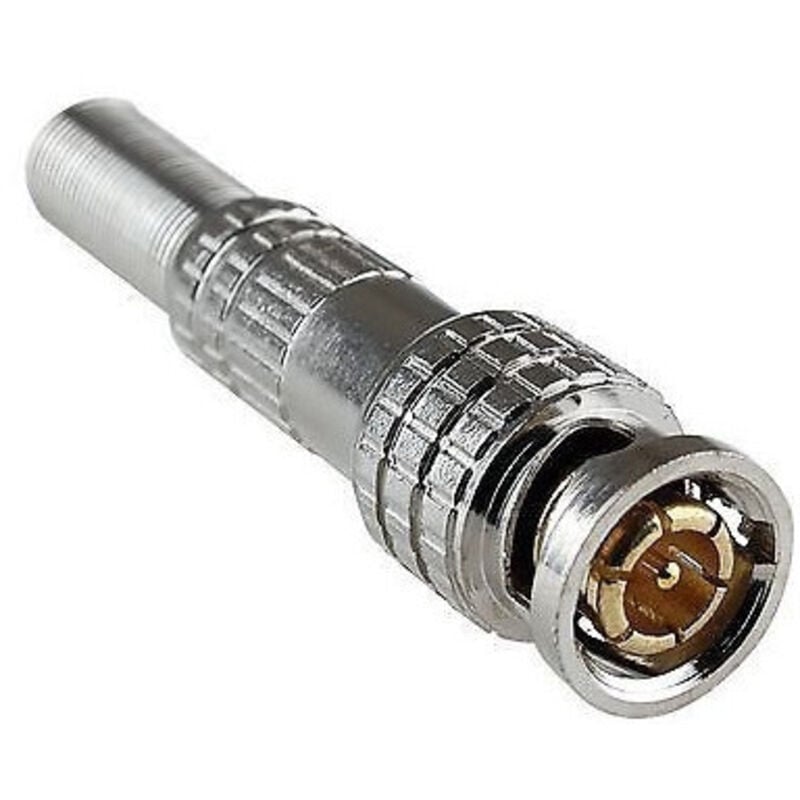 foto del prodotto traesio - 4x connettori adattatori 12v balun bnc jack rca per dvr sorveglianza telecamere - -4x bnc video maschio - - trade shop