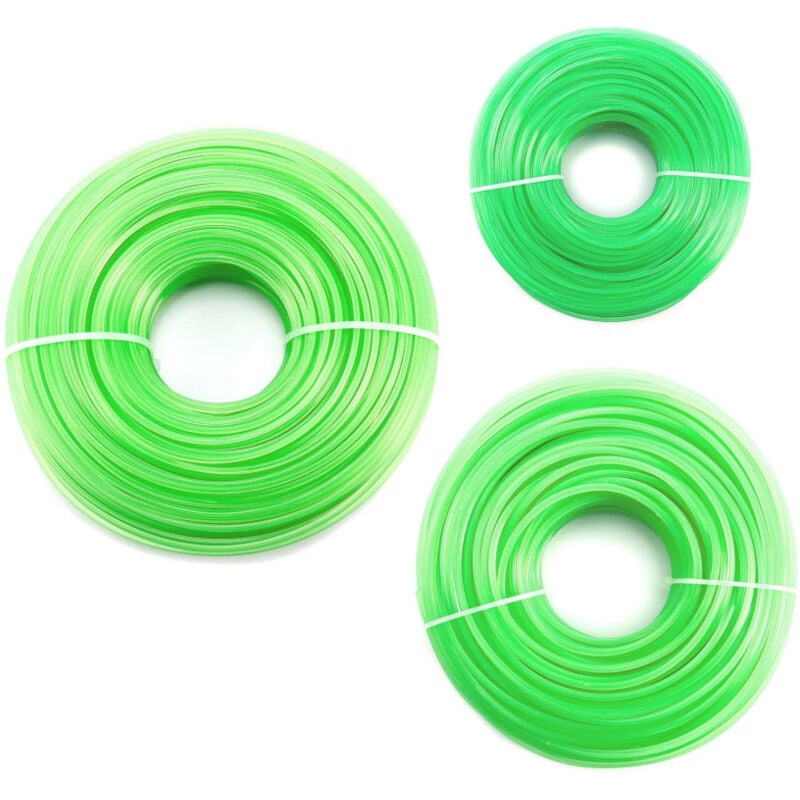 foto del prodotto traesio filo decespugliatore in nylon bobina rinforzata tondo 3.0mm x 20 metri verde trade shop