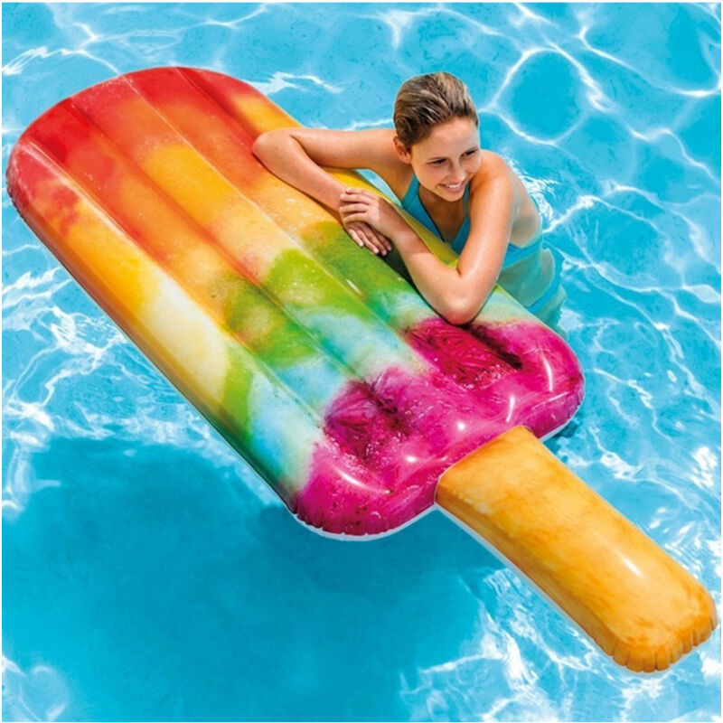foto del prodotto traesio ghiacciolo gelato materassino isola gonfiabile mare piscina 191 x 76 cm trade shop