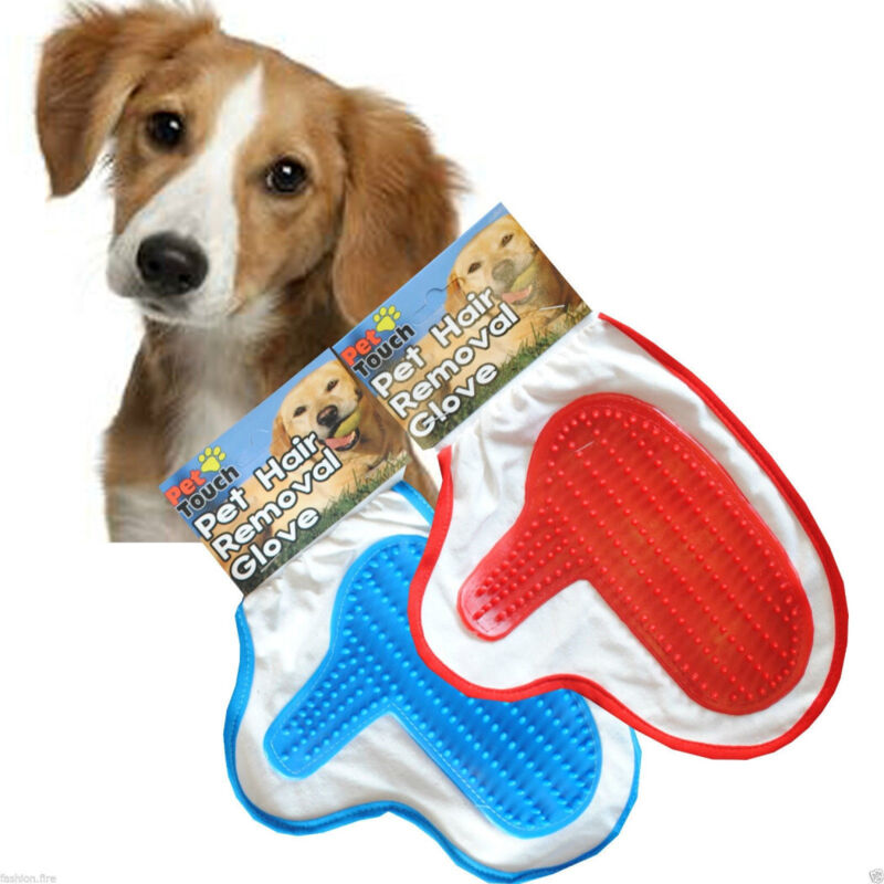 foto del prodotto traesio guanti magici pulizia e toeletta per animali con lozione set da 2 pezzi trade shop