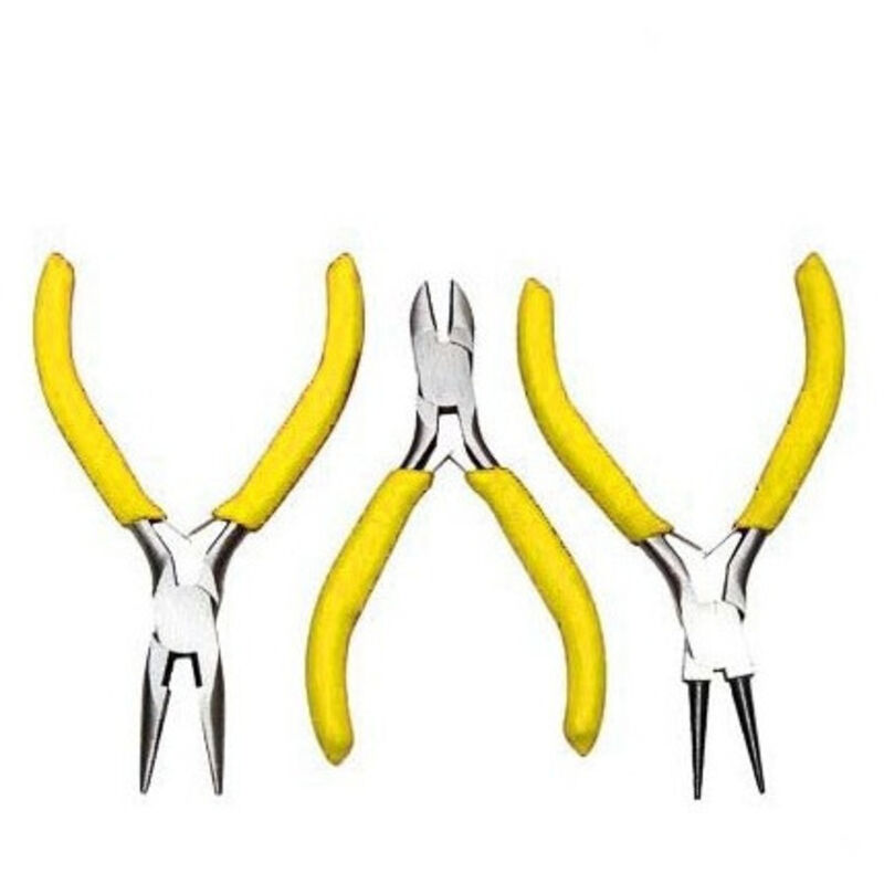 foto del prodotto traesio - kit 3 mini pinze per elettronica pinza becco universale tronchese - - trade shop