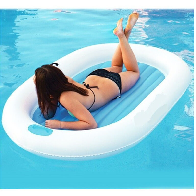 foto del prodotto traesio materassino ovale isola gonfiabile yacht line mare piscina pvc 185 x 117 cm trade shop