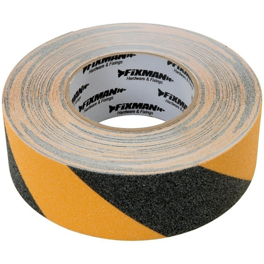 foto del prodotto traesio nastro adesivo antiscivolo giallo nero interni resistente per scale antisdrucciolo trade shop