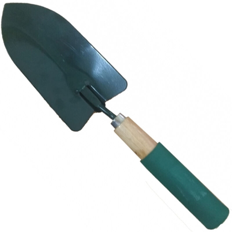 foto del prodotto traesio - paletta in acciaio manico in legno e gomma raccogli terra giardinaggio giardino - - trade shop