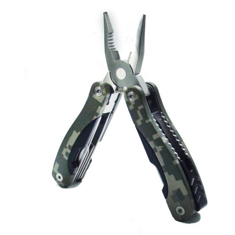 foto del prodotto traesio - pinza multiuso 12in1 universale taglia cavi seghetto apribottiglie cacciavite da 3-6-8mm lima mimetico - - trade shop