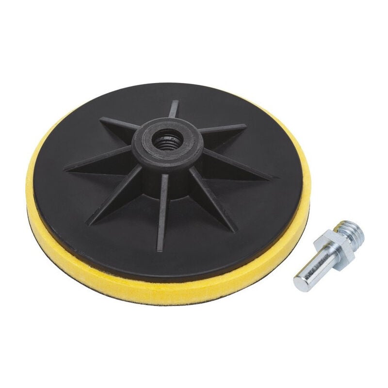 foto del prodotto traesio platorello 150mm a strappo adattatore disco 6 levigatrice orbitale trade shop