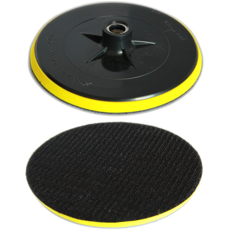 foto del prodotto traesio platorello con feltro 125mm per trapano e smerigliatrice disco levigatrice trade shop