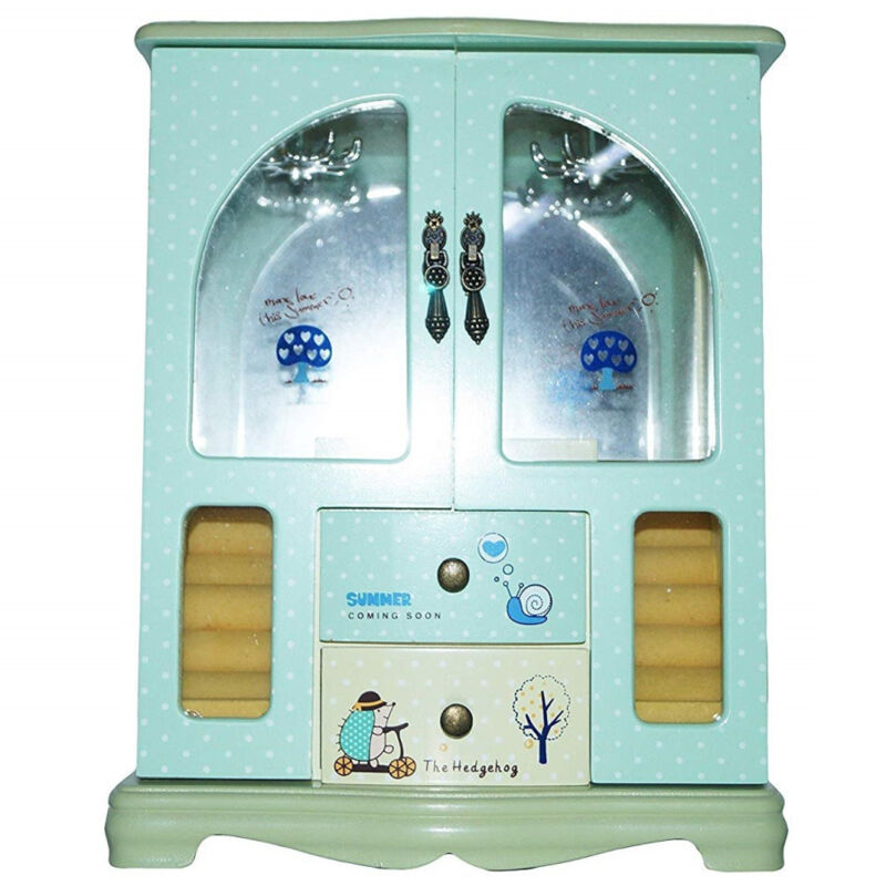 foto del prodotto traesio portagioie forma armadietto 3421 scrivania gioielli accessori cassetti centrali trade shop
