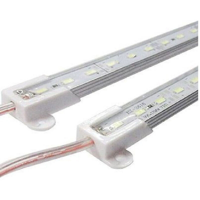 foto del prodotto traesio profilo barra alluminio impermeabile 1 metro a 72 led 5630 7020 5050 14w bianco freddo smd 5050 trade shop
