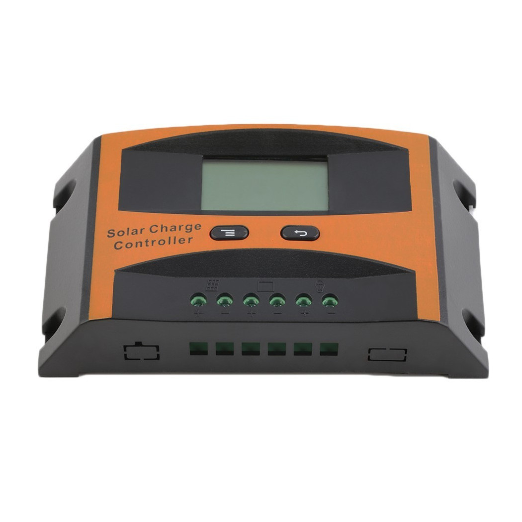 foto del prodotto traesio regolatore di carica per pannello solare 12v 24v 10 20 30 40a ampere controller 10 ampere trade shop
