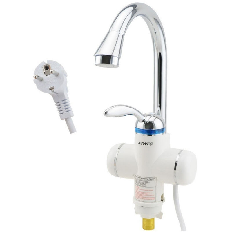 foto del prodotto traesio rubinetto miscelatore caldaia elettrico acqua calda con spina cucina bagno 3000w trade shop