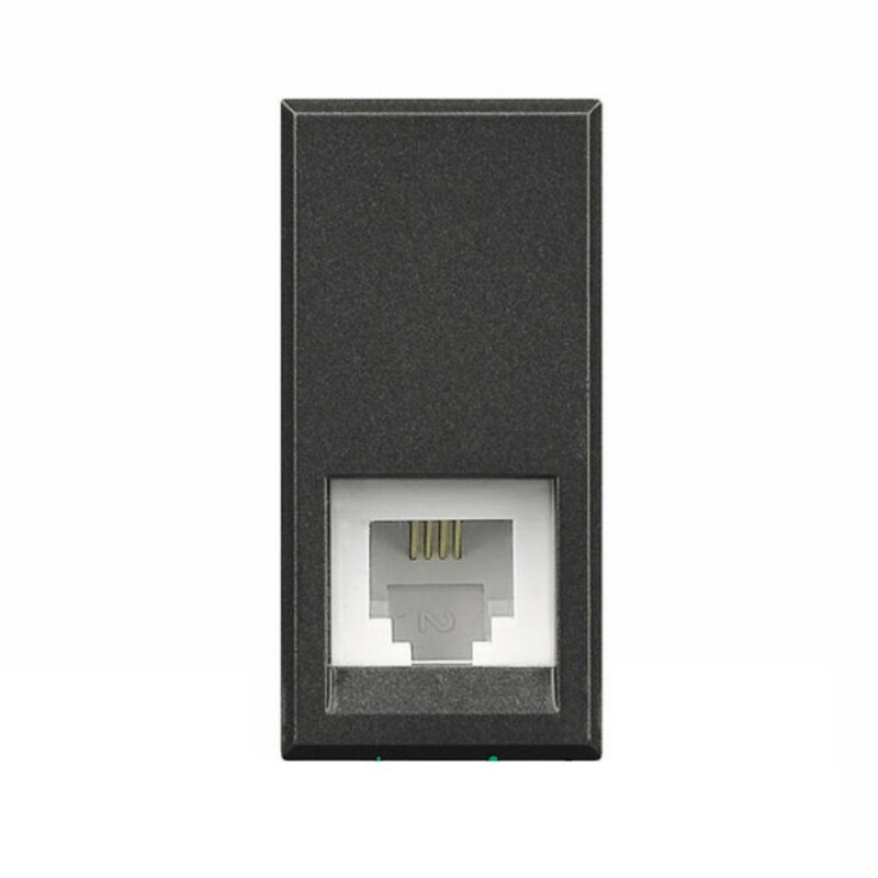 foto del prodotto traesio serie living international compatibile apparecchi di comando moduli prese interr presa telefono rj11 trade shop