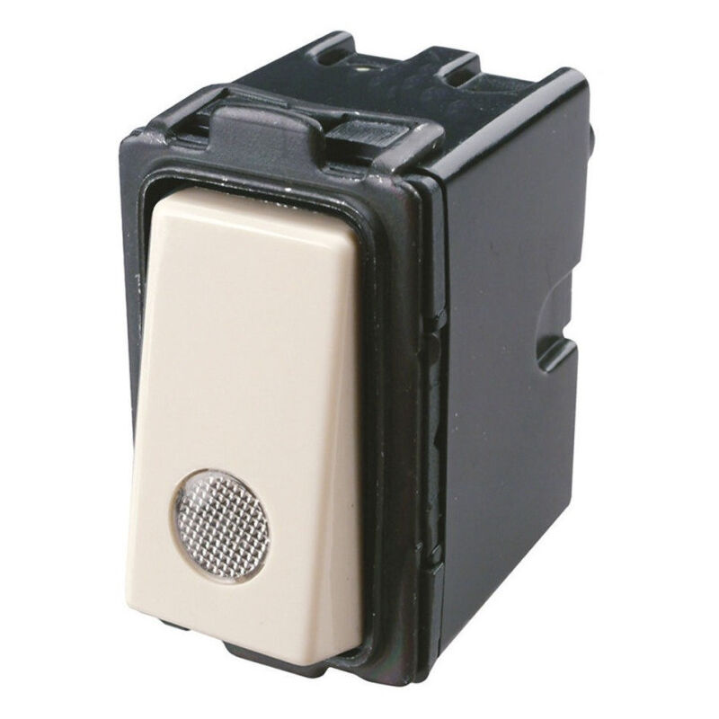 foto del prodotto traesio serie magic compatibile interruttori bipolari unipolari prese compatibili moduli pulsante luminoso trade shop