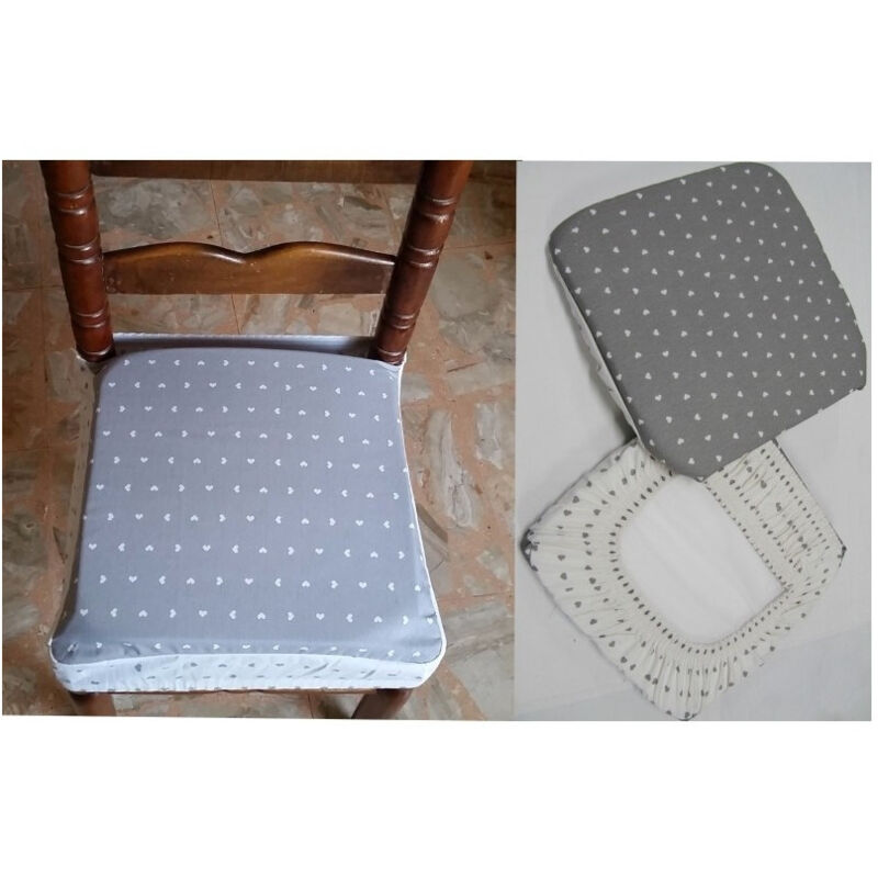 foto del prodotto traesio set 6 coprisedia cuscini con fascia cuscino per sedie imbottito sfoderabile trade shop