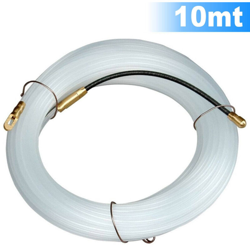 foto del prodotto traesio sonda passacavi elettricista 10mt tiracavi tirafili cavi elettrici 3mm bianco trade shop