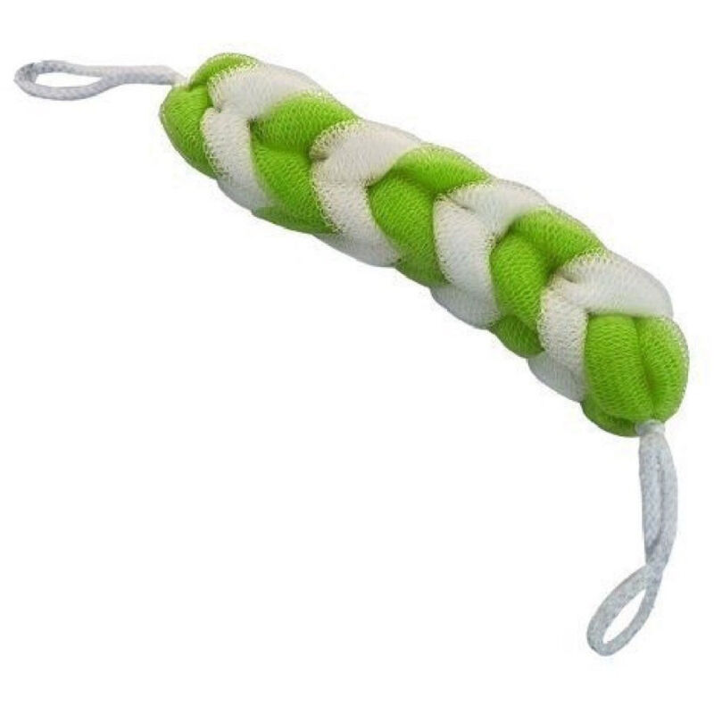 foto del prodotto traesio spugna rete esfoliante bagno doccia lavare schiena a treccia scrubber trade shop
