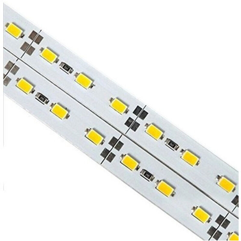 foto del prodotto traesio - strip striscia rigida barra 1 metro a led 5630 7020 5050 13w 72 led calda fredda - -rgb -smd 5050 - trade shop