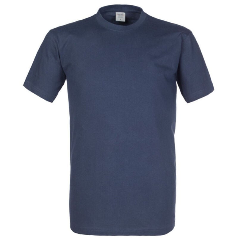 foto del prodotto traesio t shirt blu rossini trading t shirt da lavoro antinfortunistica take time top s trade shop