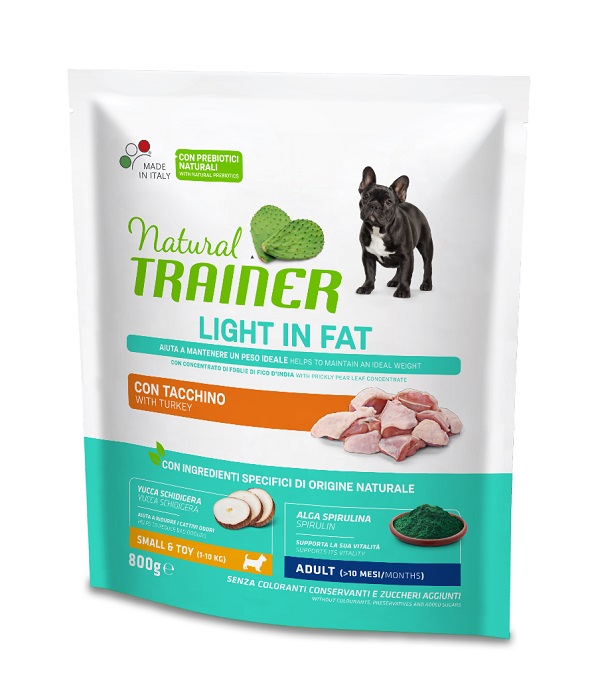 foto del prodotto trainer cane natural light in fat small amp toy tacchino 800 gr